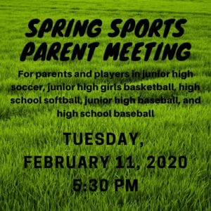 Spring-sports-parent-Meeting