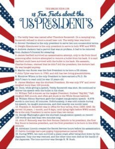 Presidential-Fun-Facts